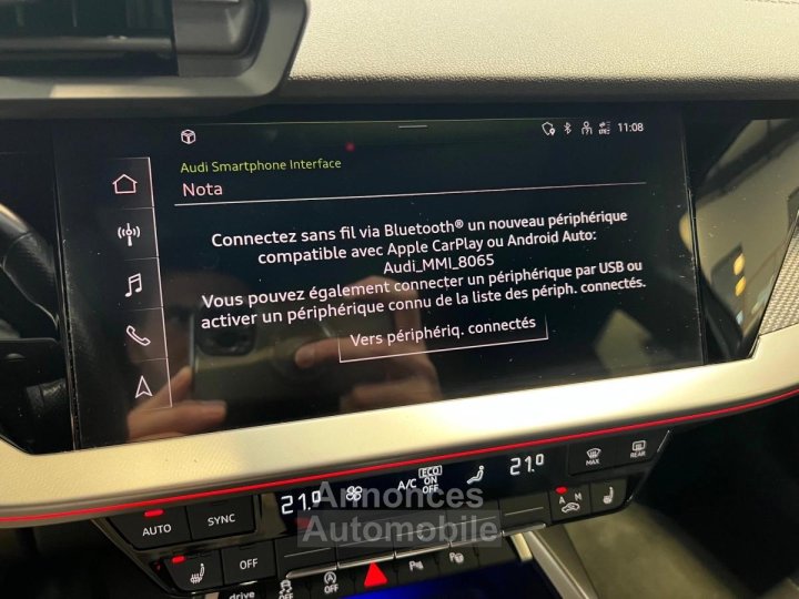 Audi S3 LIMOUSINE 20 TFSI 310 QUATTRO S-TRONIC7 /TOIT PANO/HUD/B&O/CARBONE/ - 32