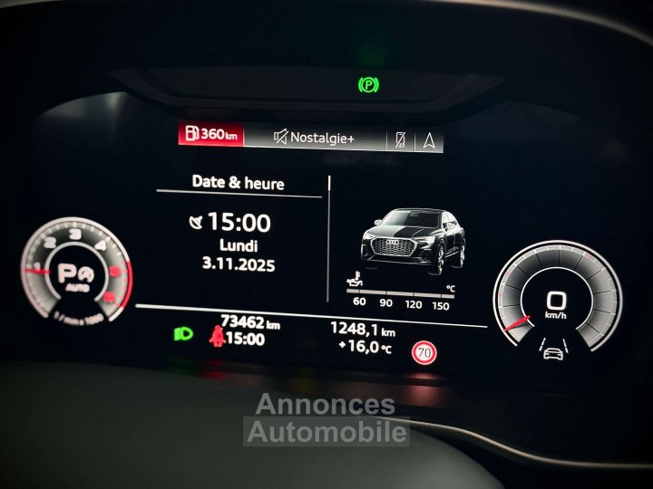 Audi Q3 Sportback 20TDi FULL S-LINE-1ERPRO-COCKPIT-CAMERA - 5