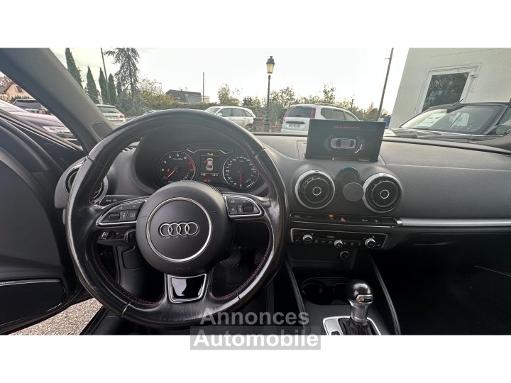 Audi A3 Berline 14 TFSI Ultra - 150 - BV S-Tronic 7 8V BERLINE S line PHASE 1 - 10