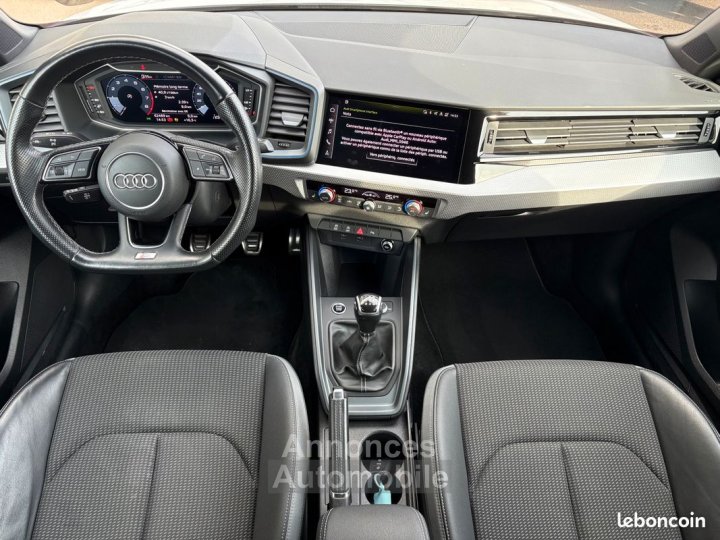 Audi A1 S-Line 30 TFSI 110CH Garantie 6 ans Suivi Méplat Feux Led Sièges chauffants Apple carplay Keyless 385-mois - 4