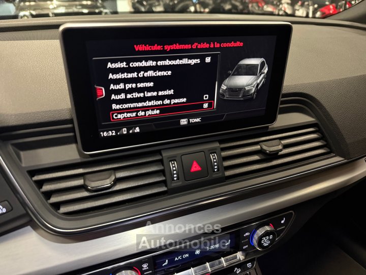 Audi Q5 55 TFSI e 367 CH S-tronic S-line 01/20 *Historique complet* - 16