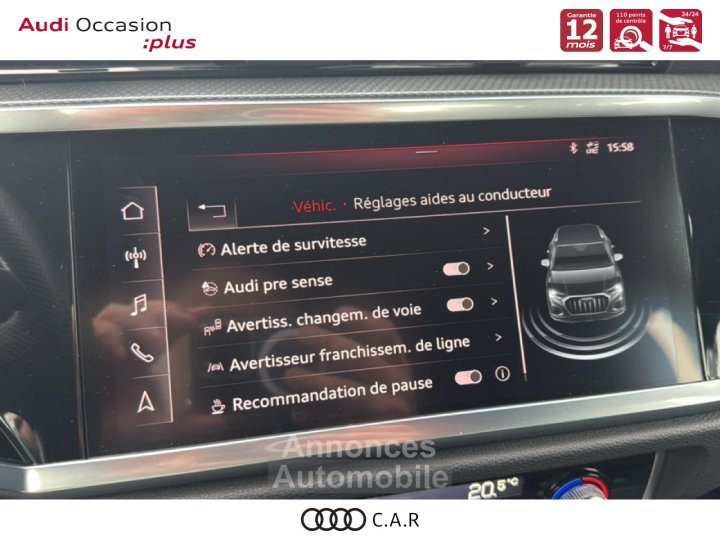 Audi Q3 35 TFSI 150 ch S tronic 7 S line - 20