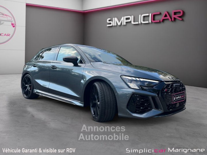 Audi RS3 SPORTBACK 25 TFSI 407 S tronic 7 Quattro Performance garantie 12 mois - 1