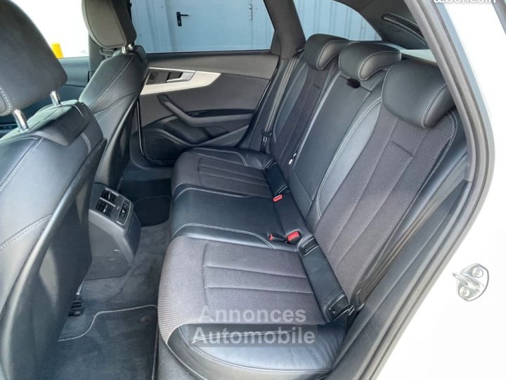 Audi A4 Avant 20 tdi 150 s-line s-tronic bva virtual cockpit hayon electrique - 12