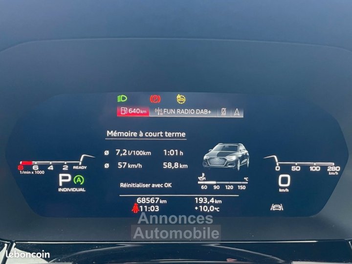 Audi A3 Sportback 15 35 tfsi 150 hybrid mhev s-line edition s-tronic bva - 16