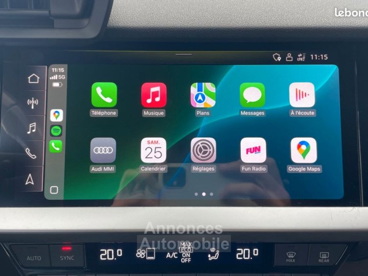 Audi A3 Sportback 15 35 tfsi 150 hybrid mhev s-line edition s-tronic bva - 18