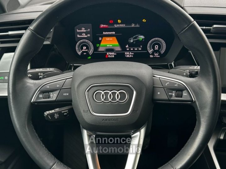 Audi A3 Sportback 14 40 tfsie 204h 150 phev hybrid 257kwh design luxe s-tronic bva - 15