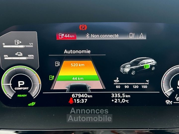 Audi A3 Sportback 14 40 tfsie 204h 150 phev hybrid 257kwh design luxe s-tronic bva - 16