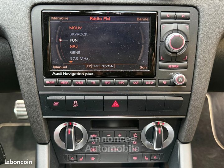 Audi RS3 SPORTBACK 25 TFSI 340ch S-TRONIC Sièges RS F1 MAXTON BILSTEIN BOSE HomeLink - 20