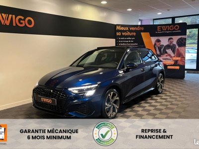 Audi A3 Sportback 20 35 tdi 150 s line s-tronic bva + toit ouvrant sieges chauffants hayon electrique   - 1