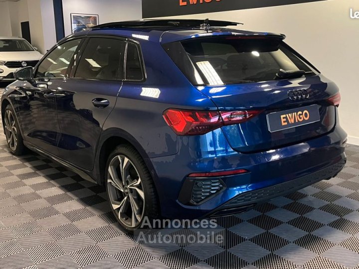 Audi A3 Sportback 20 35 tdi 150 s line s-tronic bva + toit ouvrant sieges chauffants hayon electrique - 5