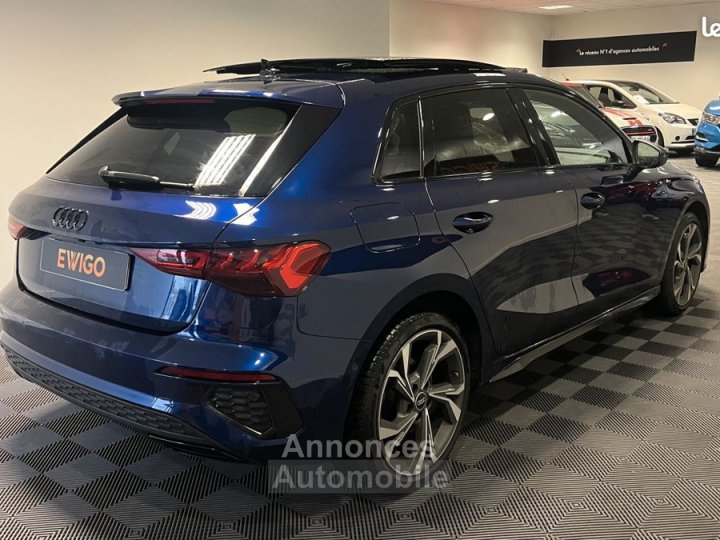 Audi A3 Sportback 20 35 tdi 150 s line s-tronic bva + toit ouvrant sieges chauffants hayon electrique - 7