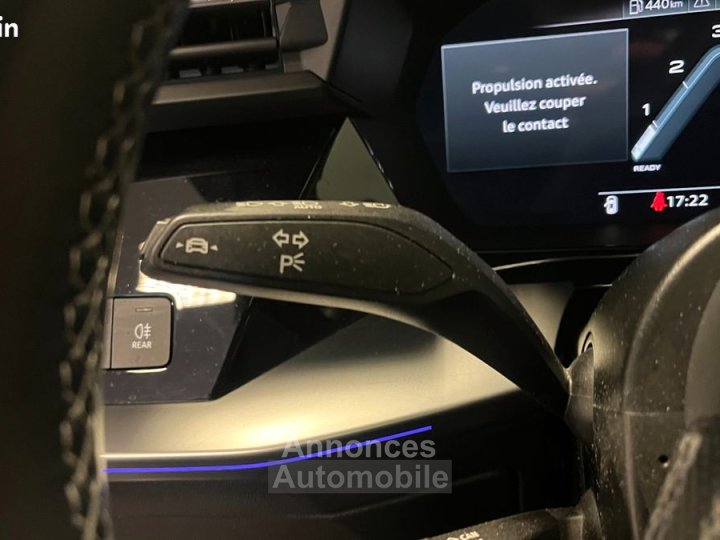 Audi A3 Sportback 20 35 tdi 150 s line s-tronic bva + toit ouvrant sieges chauffants hayon electrique - 26