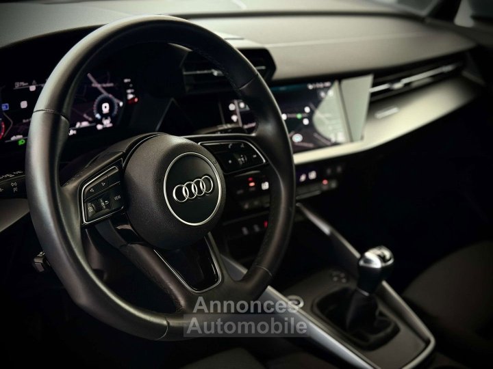 Audi A3 Sportback 10TFSI SPORT-1ERPRO-COCKPIT-CARPLAY-PDC - 12