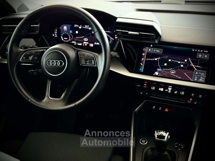Audi A3 Sportback 10TFSI SPORT-1ERPRO-COCKPIT-CARPLAY-PDC - 15