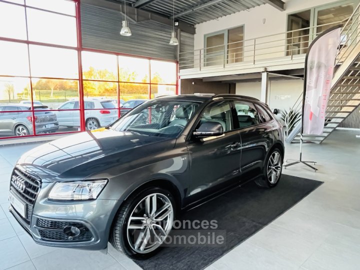 Audi SQ5 3,0 TDI V6 326 COMPETITION BVA8 QUATTRO ATTELAGE ELECTRIQUE GPS CAMERA ALU BROSSE REGULATEUR ADA - 1