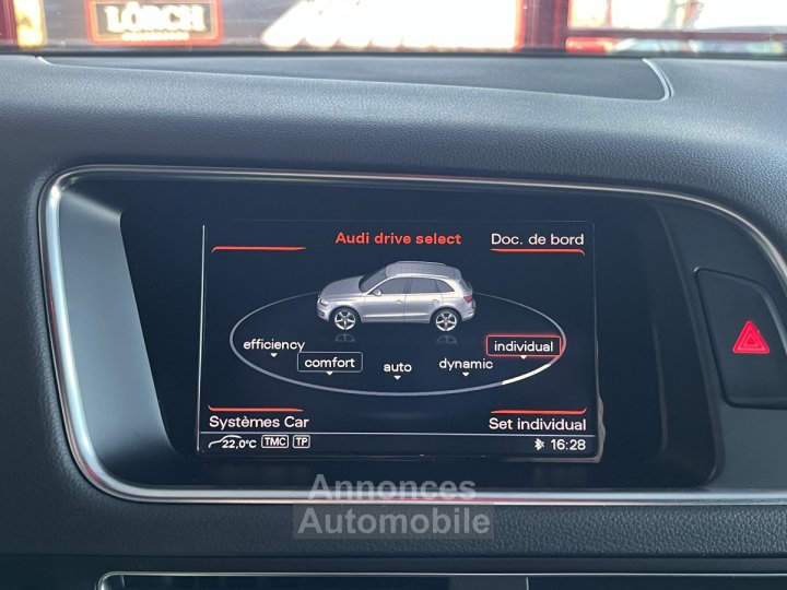 Audi SQ5 3,0 TDI V6 326 COMPETITION BVA8 QUATTRO ATTELAGE ELECTRIQUE GPS CAMERA ALU BROSSE REGULATEUR ADA - 14