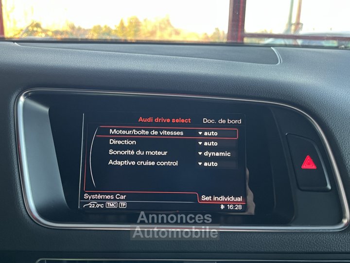 Audi SQ5 3,0 TDI V6 326 COMPETITION BVA8 QUATTRO ATTELAGE ELECTRIQUE GPS CAMERA ALU BROSSE REGULATEUR ADA - 15