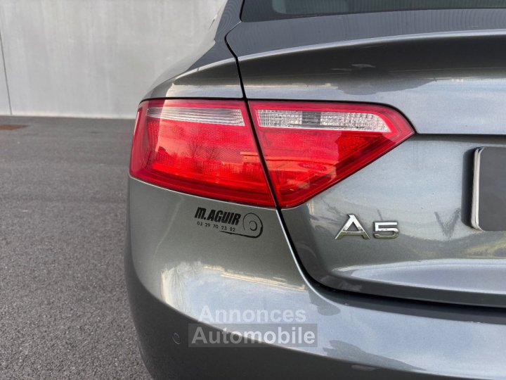 Audi A5 Sportback 20 TDI 177CV Ambiente - Révision OK / Régulateur de Vitesse - - 38
