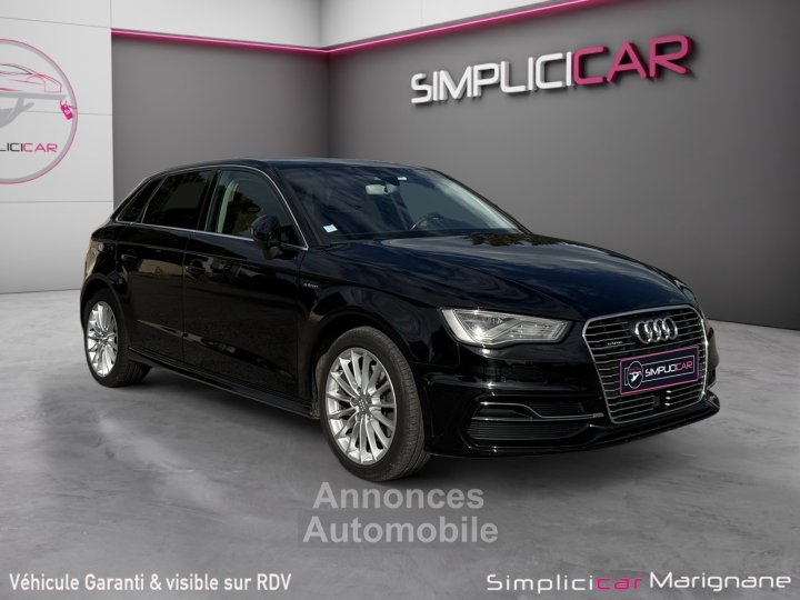 Audi A3 Sportback 14 TFSI e-tron 204 Ambition Luxe S tronic - GPS - Syst&egrave;me d'acc&egrave;s sans cl&eacute; - Garantie 12 mois - 1