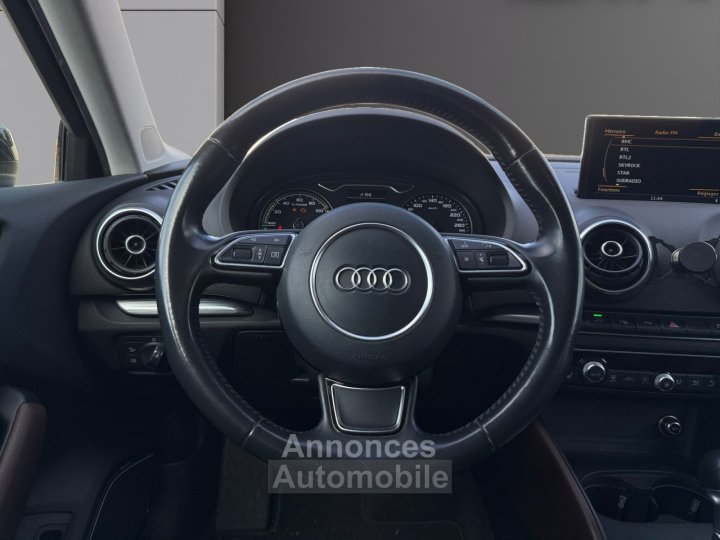 Audi A3 Sportback 14 TFSI e-tron 204 Ambition Luxe S tronic - GPS - Syst&egrave;me d'acc&egrave;s sans cl&eacute; - Garantie 12 mois - 14