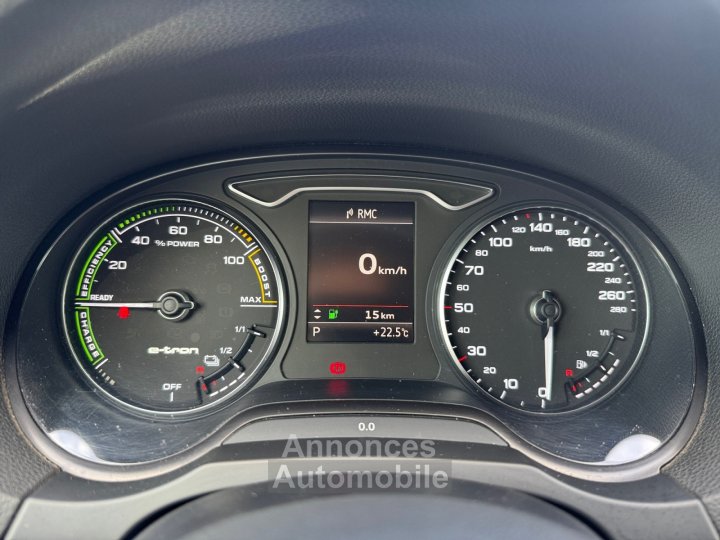 Audi A3 Sportback 14 TFSI e-tron 204 Ambition Luxe S tronic - GPS - Syst&egrave;me d'acc&egrave;s sans cl&eacute; - Garantie 12 mois - 15