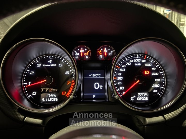 Audi TT RS COUPE 25 TFSI 340 Quattro S tronic - suivi d'entretien - parfait &eacute;tat - si&egrave;ges &eacute;lectriques - mode sport - magnetic ride - 20