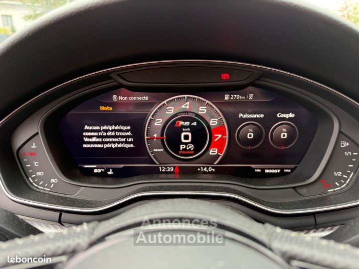 Audi RS4 AVANT 29 TFSI V6 450 CH Quattro Tiptronic 8 - 26