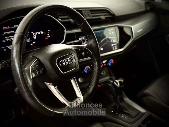 Audi Q3 20TFSI FULLS-LINE-COCKPIT-CUIR-CARPLAY-CAMERA-PDC - 17