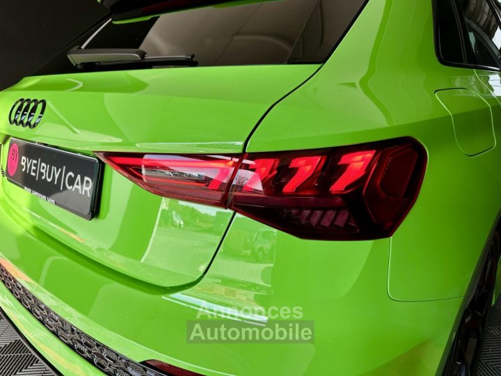 Audi RS3 8Y Sportback 25 TFSI Quattro 400 S-tronic - PAS DE MALUS - Garantie 12 mois - 12