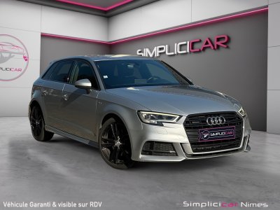 Audi A3 Sportback Quattro S-LINE 20 TDI 184 ch Boite Auto - Volant Méplat - CarPlay - GARANTIE 12 MOIS   - 1