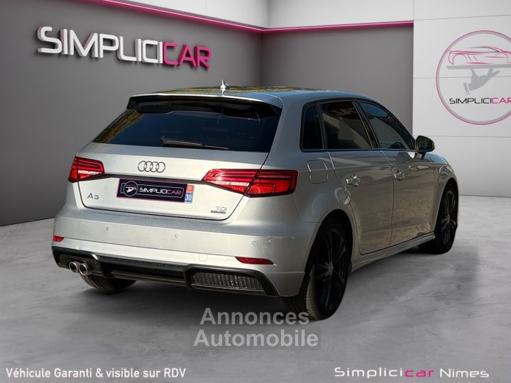 Audi A3 Sportback Quattro S-LINE 20 TDI 184 ch Boite Auto - Volant Méplat - CarPlay - GARANTIE 12 MOIS - 3