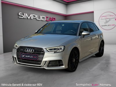 Audi A3 Sportback Quattro S-LINE 20 TDI 184 ch Boite Auto - Volant Méplat - CarPlay - GARANTIE 12 MOIS   - 4