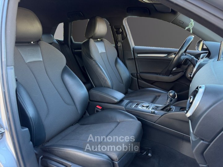 Audi A3 Sportback Quattro S-LINE 20 TDI 184 ch Boite Auto - Volant Méplat - CarPlay - GARANTIE 12 MOIS - 10