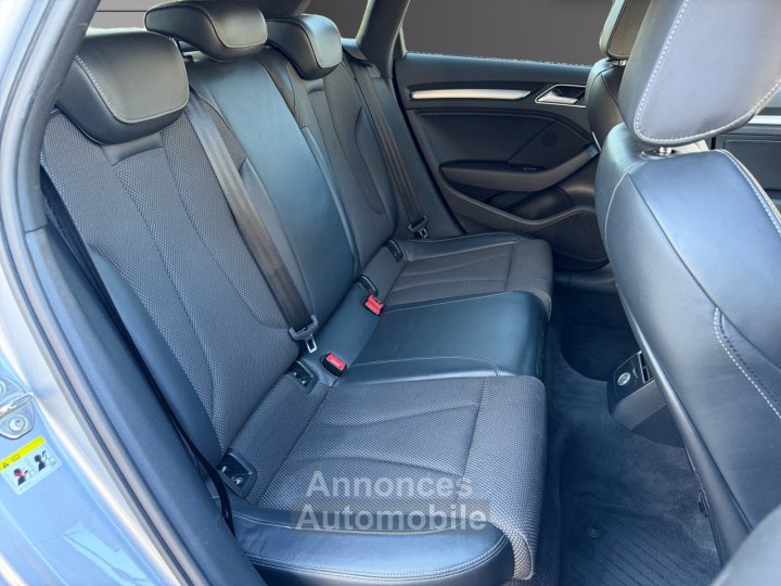 Audi A3 Sportback Quattro S-LINE 20 TDI 184 ch Boite Auto - Volant Méplat - CarPlay - GARANTIE 12 MOIS - 12