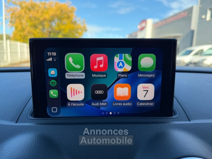 Audi A3 Sportback Quattro S-LINE 20 TDI 184 ch Boite Auto - Volant Méplat - CarPlay - GARANTIE 12 MOIS - 14