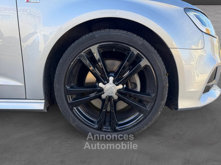 Audi A3 Sportback Quattro S-LINE 20 TDI 184 ch Boite Auto - Volant Méplat - CarPlay - GARANTIE 12 MOIS - 17