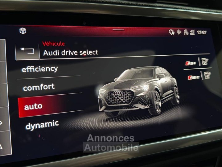 Audi RS Q3 SPORTBACK Sportback 25 TFSI 400 ch S tronic 7 - 27