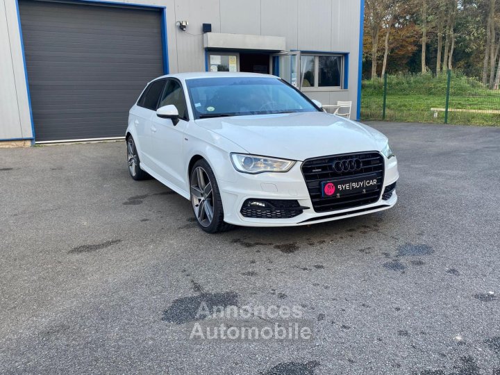 Audi A3 Sportback S-line Quattro 20 TDI 184ch BVA S-Tronic SLINE ENTRETENUE GTIE 12M - 2