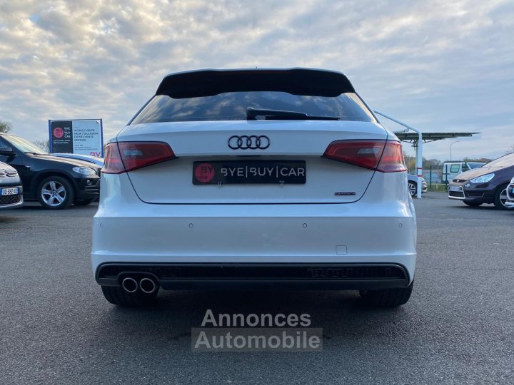 Audi A3 Sportback S-line Quattro 20 TDI 184ch BVA S-Tronic SLINE ENTRETENUE GTIE 12M - 6