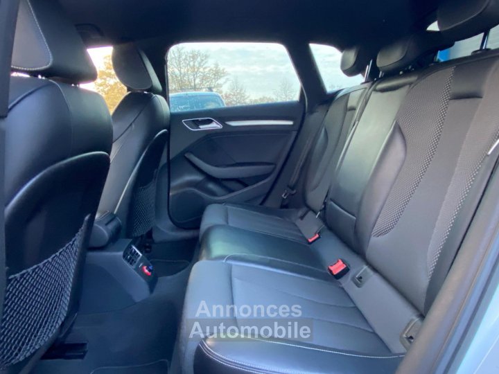 Audi A3 Sportback S-line Quattro 20 TDI 184ch BVA S-Tronic SLINE ENTRETENUE GTIE 12M - 11