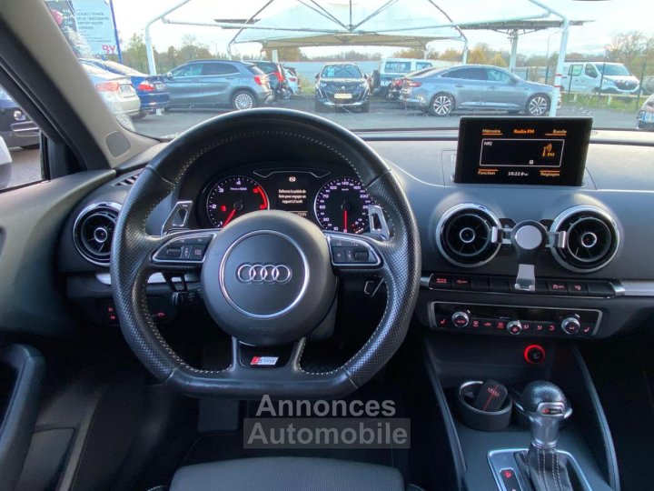 Audi A3 Sportback S-line Quattro 20 TDI 184ch BVA S-Tronic SLINE ENTRETENUE GTIE 12M - 13