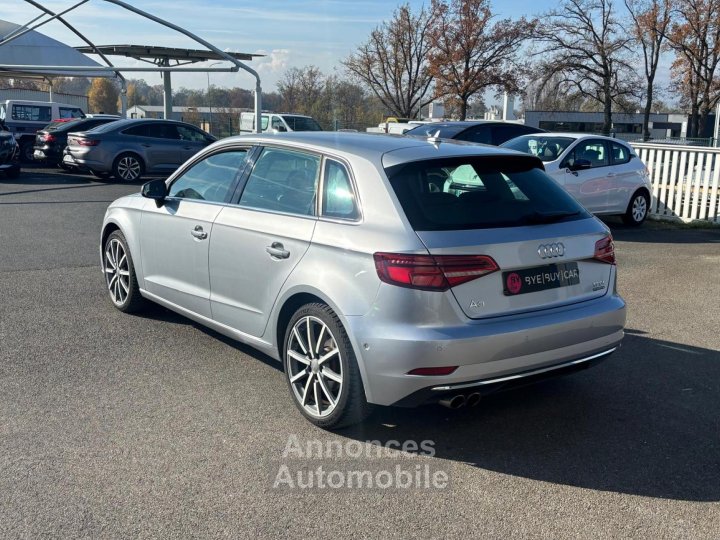 Audi A3 Sportback QUATTRO 20 TFSI 190 CH BVA S-Tronic 8V Design luxe 100% GTIE 12 MOIS - 6