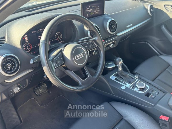 Audi A3 Sportback QUATTRO 20 TFSI 190 CH BVA S-Tronic 8V Design luxe 100% GTIE 12 MOIS - 9