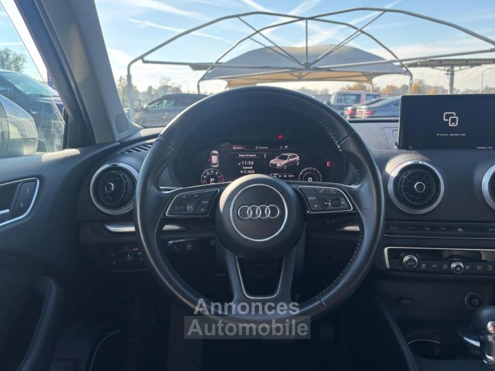 Audi A3 Sportback QUATTRO 20 TFSI 190 CH BVA S-Tronic 8V Design luxe 100% GTIE 12 MOIS - 18