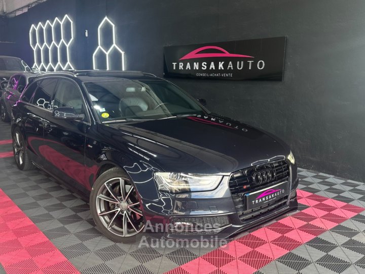 Audi A4 Avant S Line 204 ch V6 30 TDI Multitronic A ~ Toit ouvrant ~ Radar AV/AR ~ Sièges chauffants ~ Hayon électrique - 1