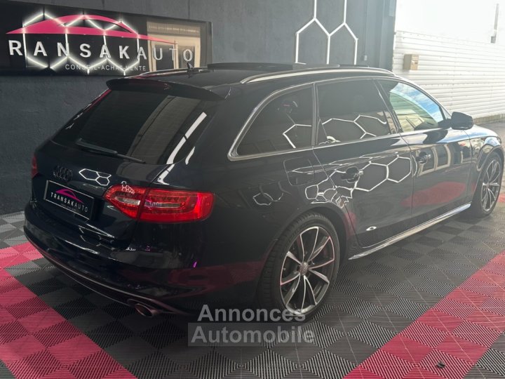 Audi A4 Avant S Line 204 ch V6 30 TDI Multitronic A ~ Toit ouvrant ~ Radar AV/AR ~ Sièges chauffants ~ Hayon électrique - 4