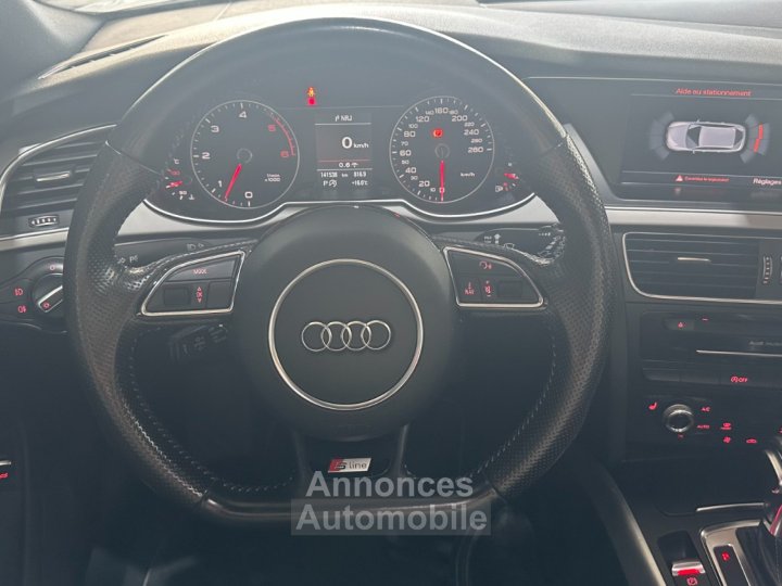 Audi A4 Avant S Line 204 ch V6 30 TDI Multitronic A ~ Toit ouvrant ~ Radar AV/AR ~ Sièges chauffants ~ Hayon électrique - 11