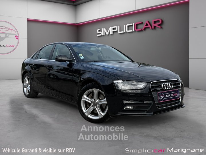 Audi A4 30 V6 TDI 245 DPF Quattro Ambition Luxe S Tronic Radar AvAr Régulateur Garantie 12 Mois - 1