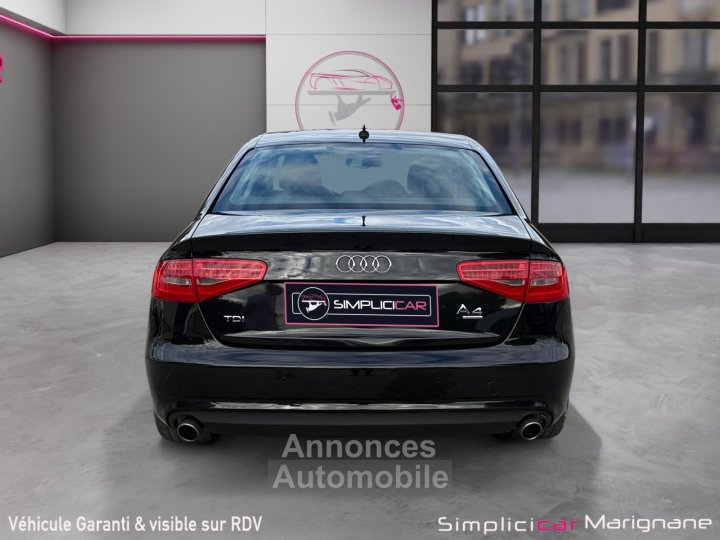 Audi A4 30 V6 TDI 245 DPF Quattro Ambition Luxe S Tronic Radar AvAr Régulateur Garantie 12 Mois - 7